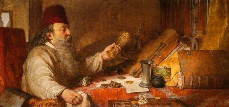 Bric-a-brac, by William Fettes Douglas, oil, 1862