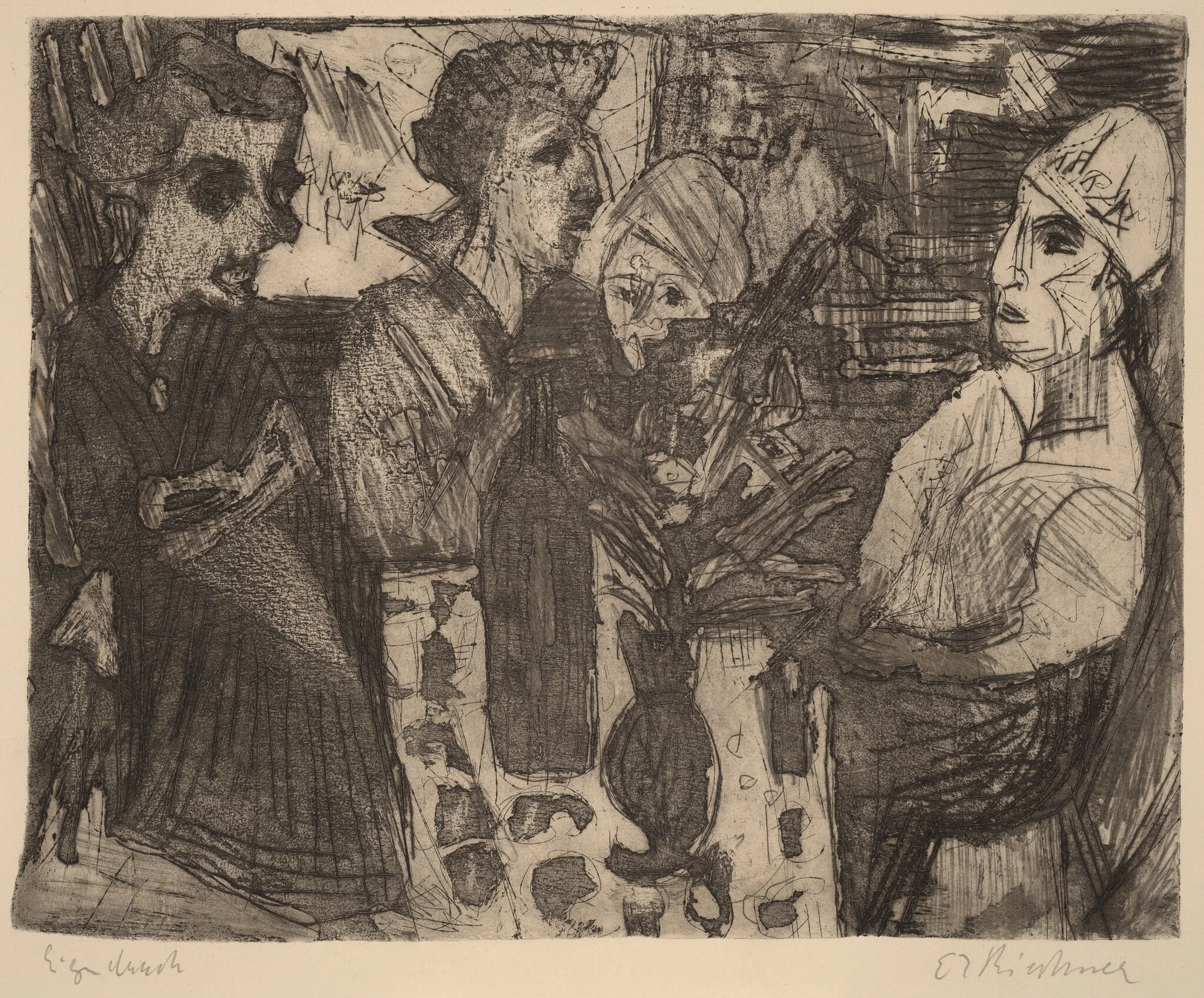 Women at a Table in a Room