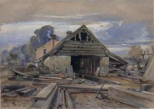 A Saw Pit at Houston, Renfrewshire