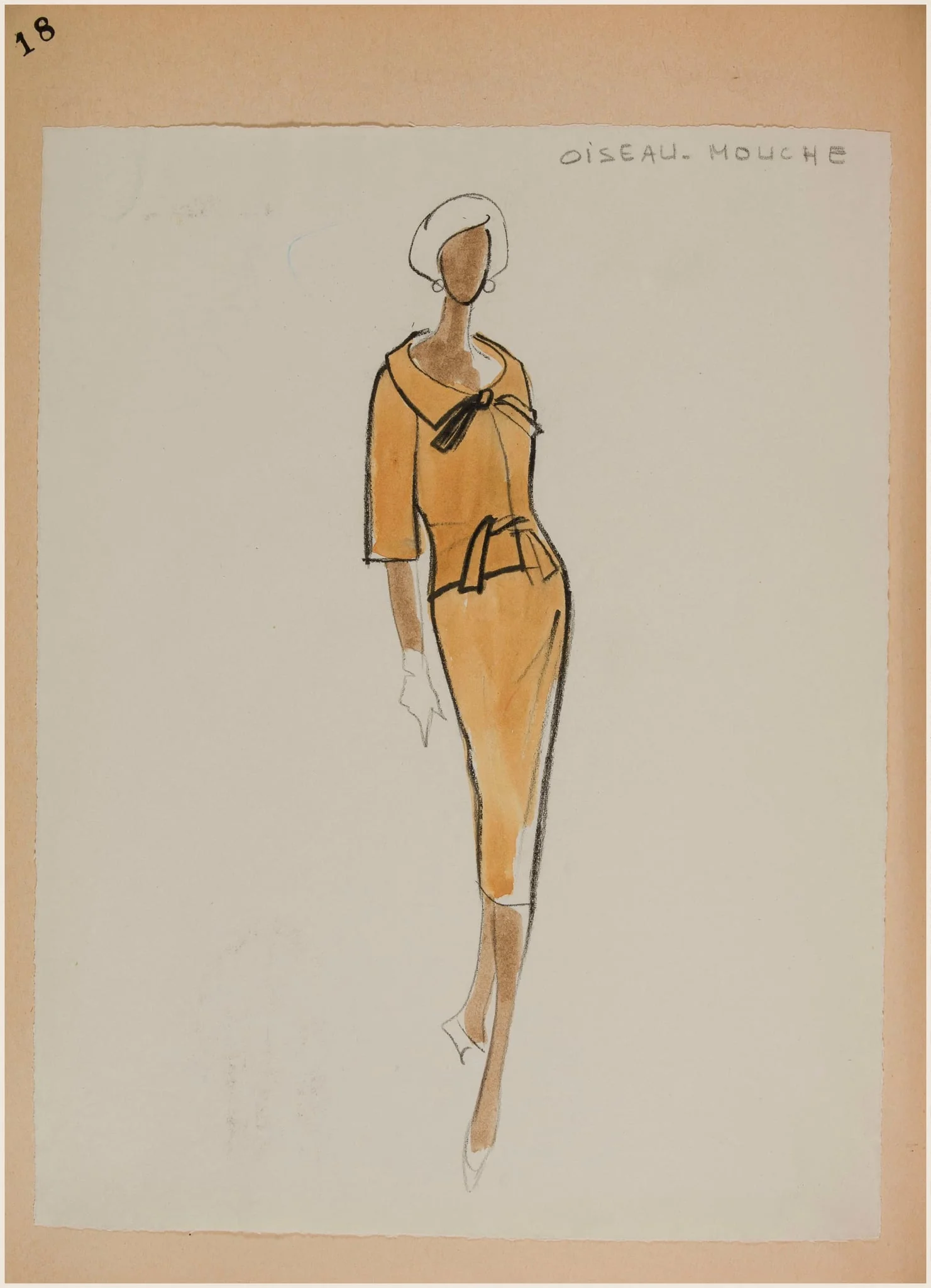 Oiseau-mouche, by Carven, 1958