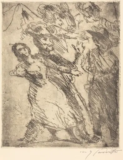 Kavaliere mit einer frau (Cavaliers with a Woman)