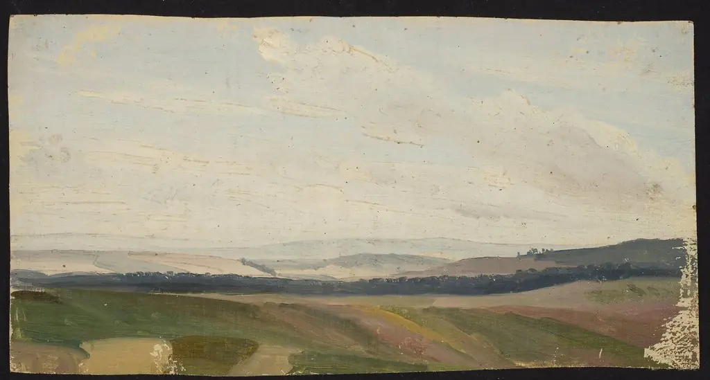 Lowland landscape, sketch
