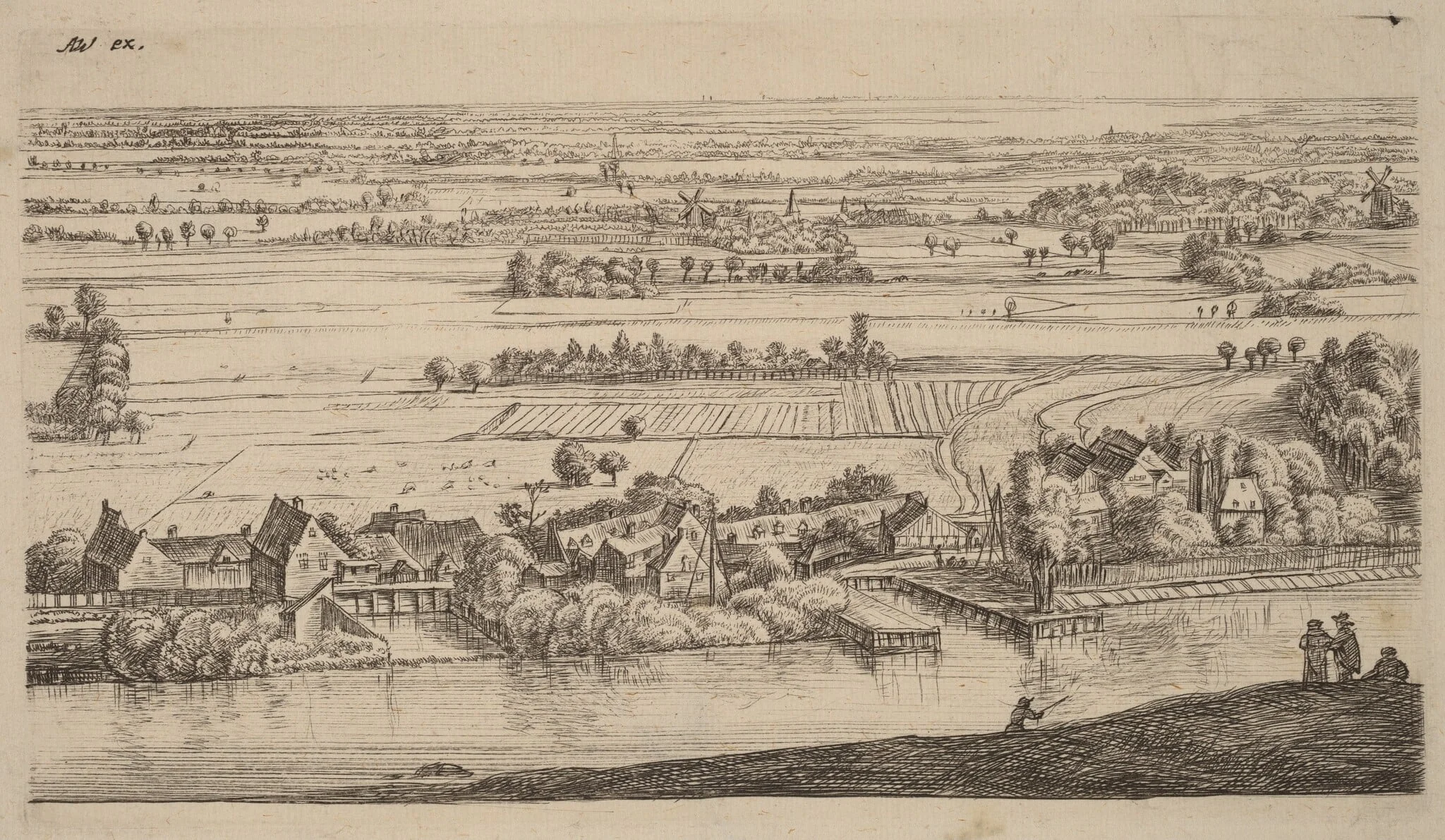 Village beside a Canal