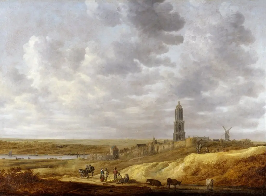 A panoramic view of Rhenen, seen from the North-East