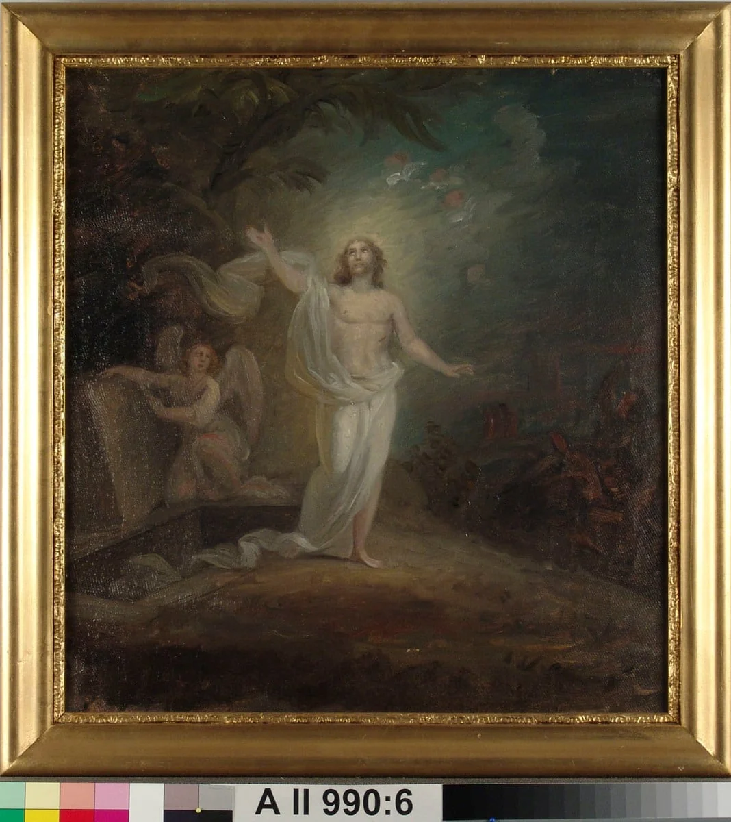 Kristuksen ylösnousemus, alttaritaululuonnos, by Robert Wilhelm Ekman, unspecified