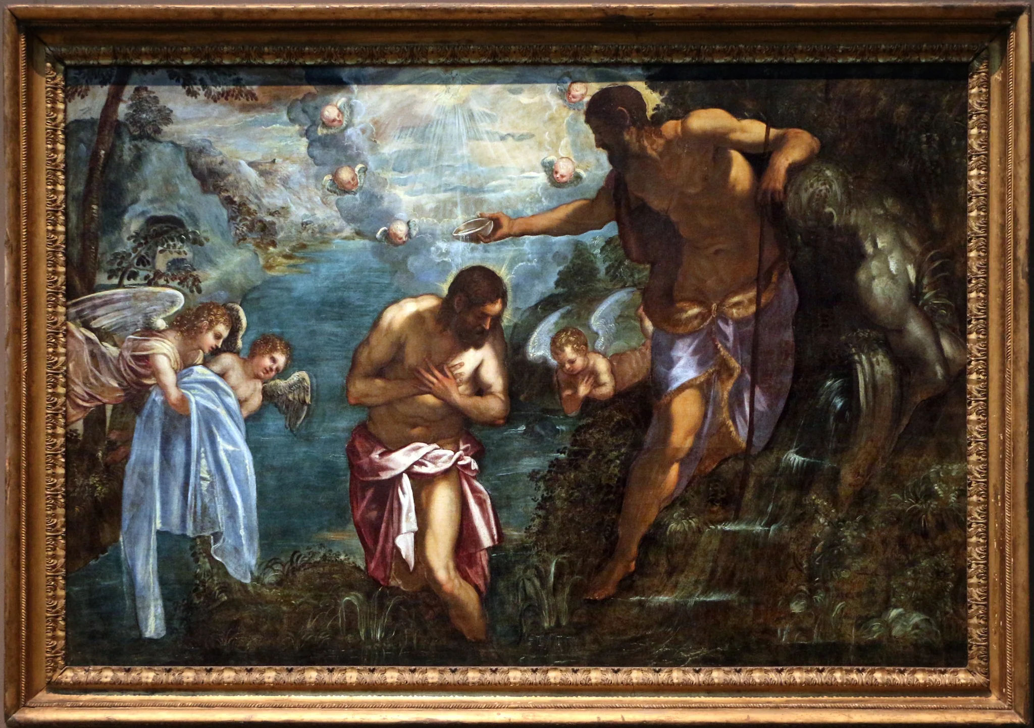 Baptism of Christ, by Unknown, unspecified, 1593