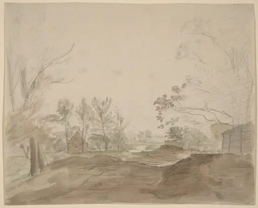 A Road through a Country Village
