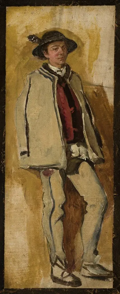 Portrait of a young Highlander