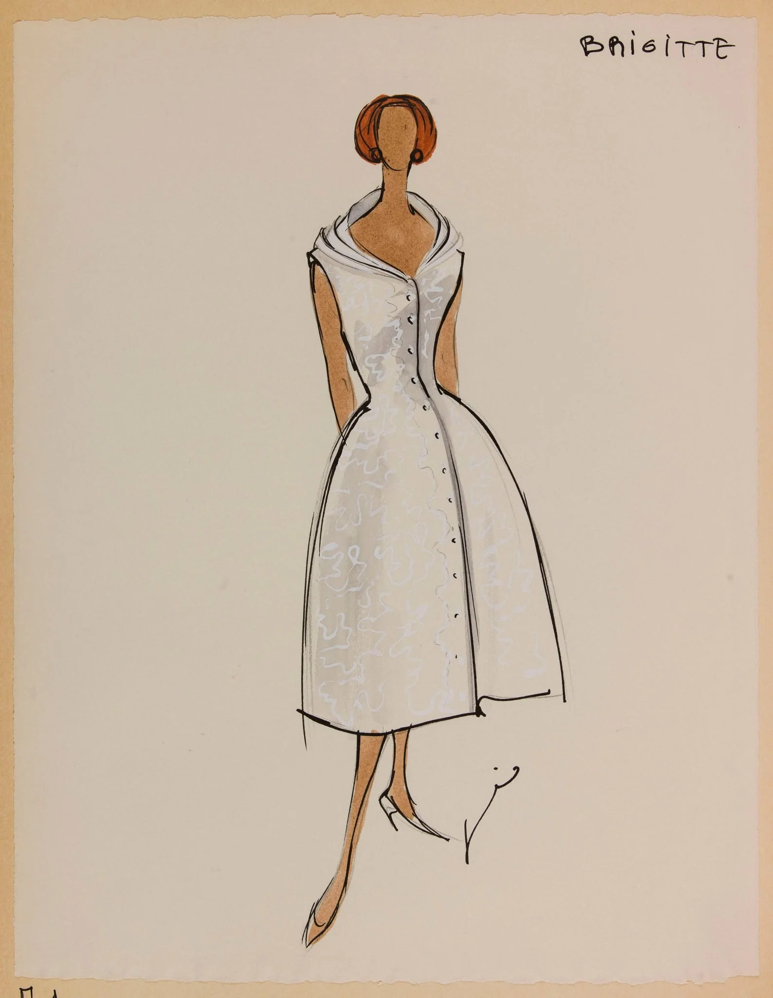 Brigitte, by Carven, 1956