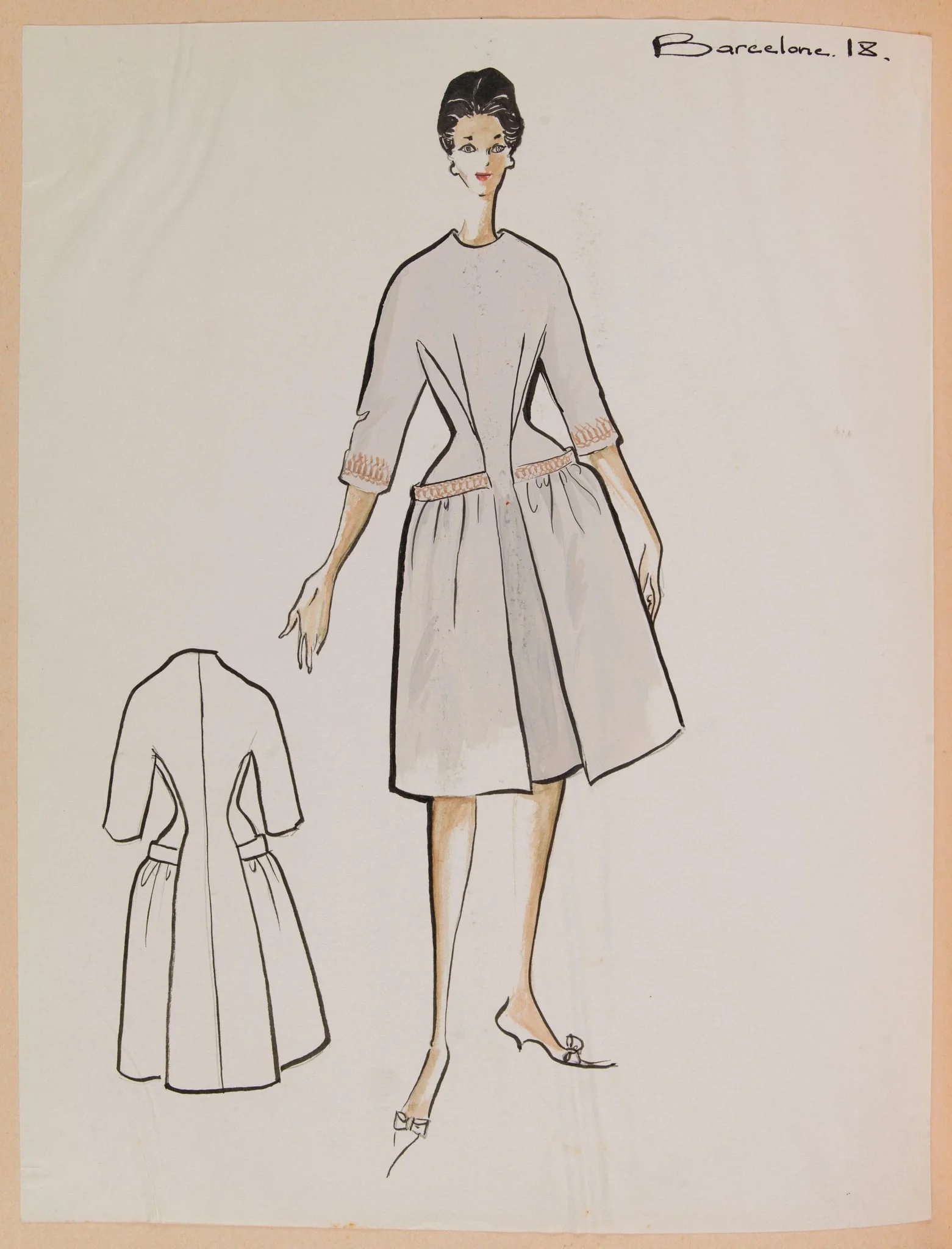 Barcelone, by Marie-Louise Carven, 1958