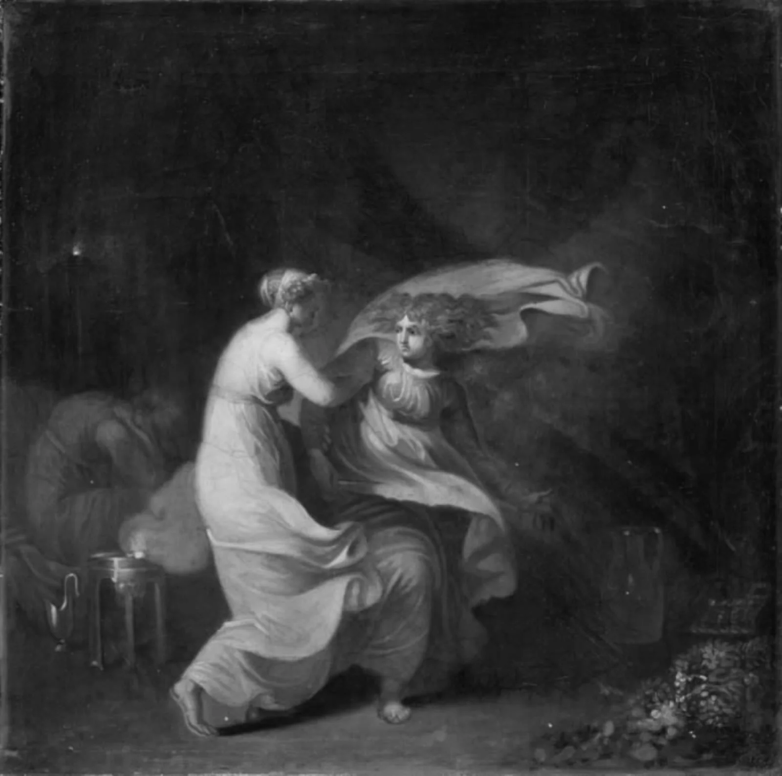 Julia and Fulvia, by Unknown, 1850