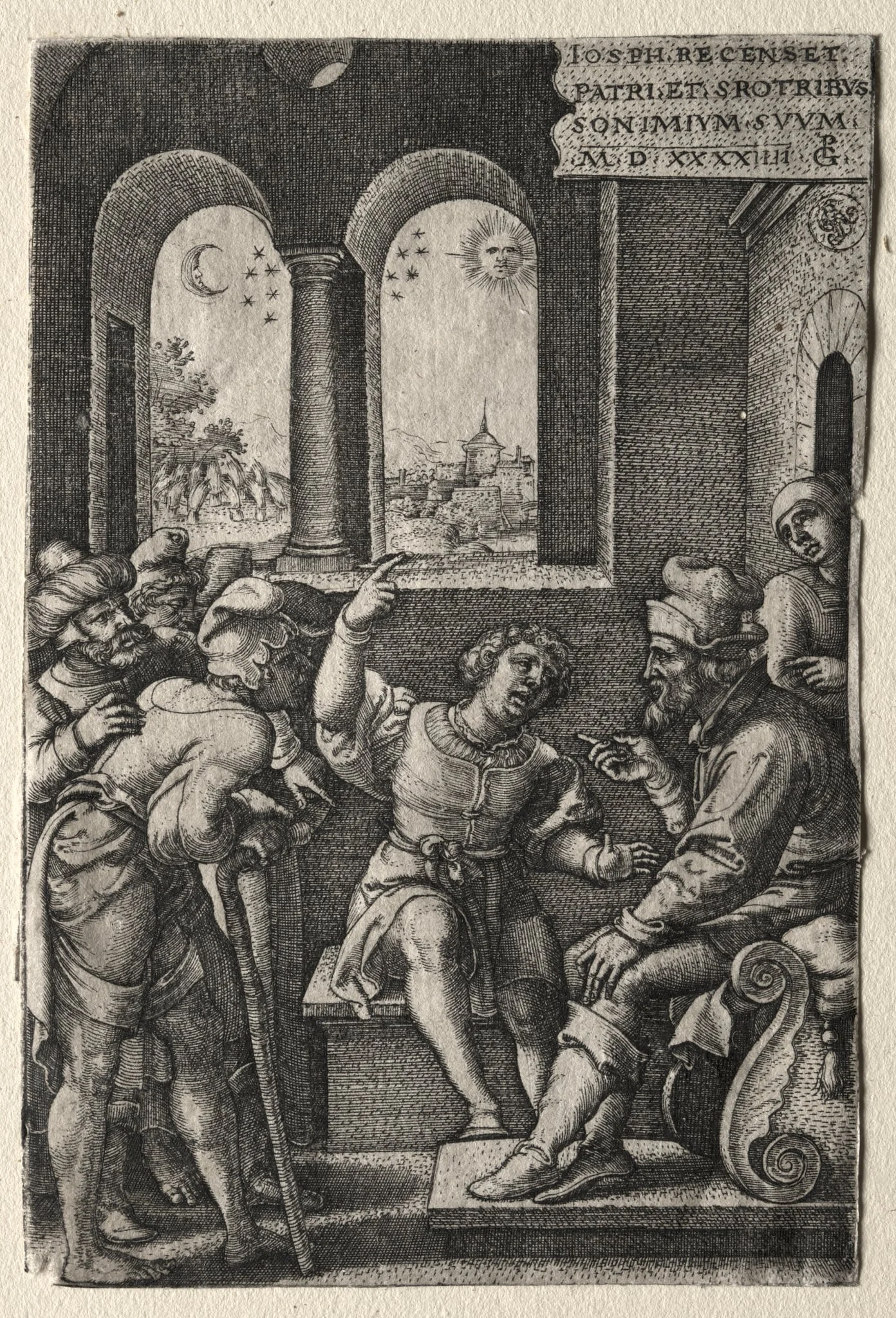 The Story of Joseph:  Joseph Recounting his Dreams to his Father