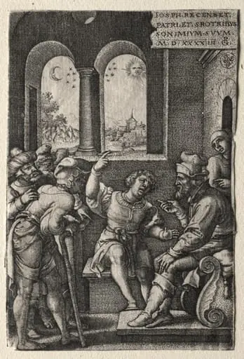The Story of Joseph:  Joseph Recounting his Dreams to his Father
