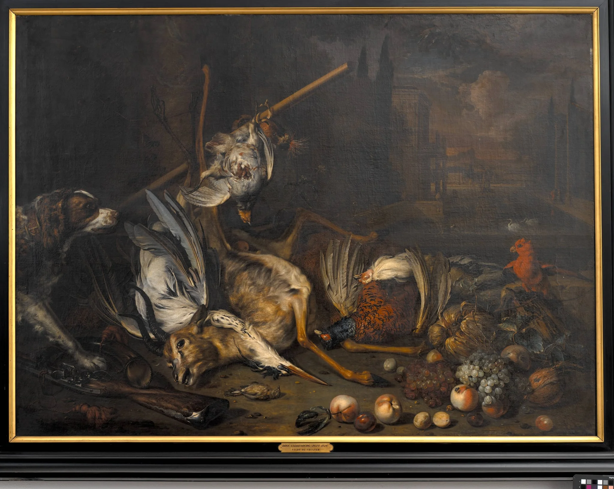 Game and Fruit, by Unknown, 1705