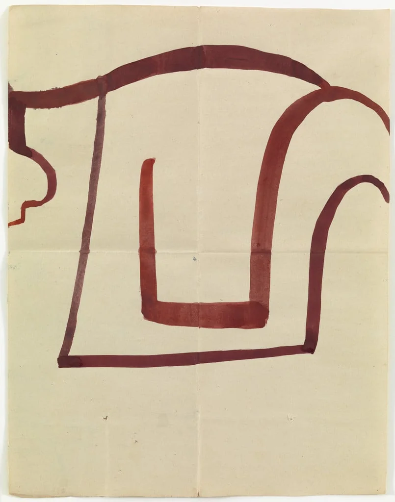 Untitled, by Suzan Frecon, gouache, 1999