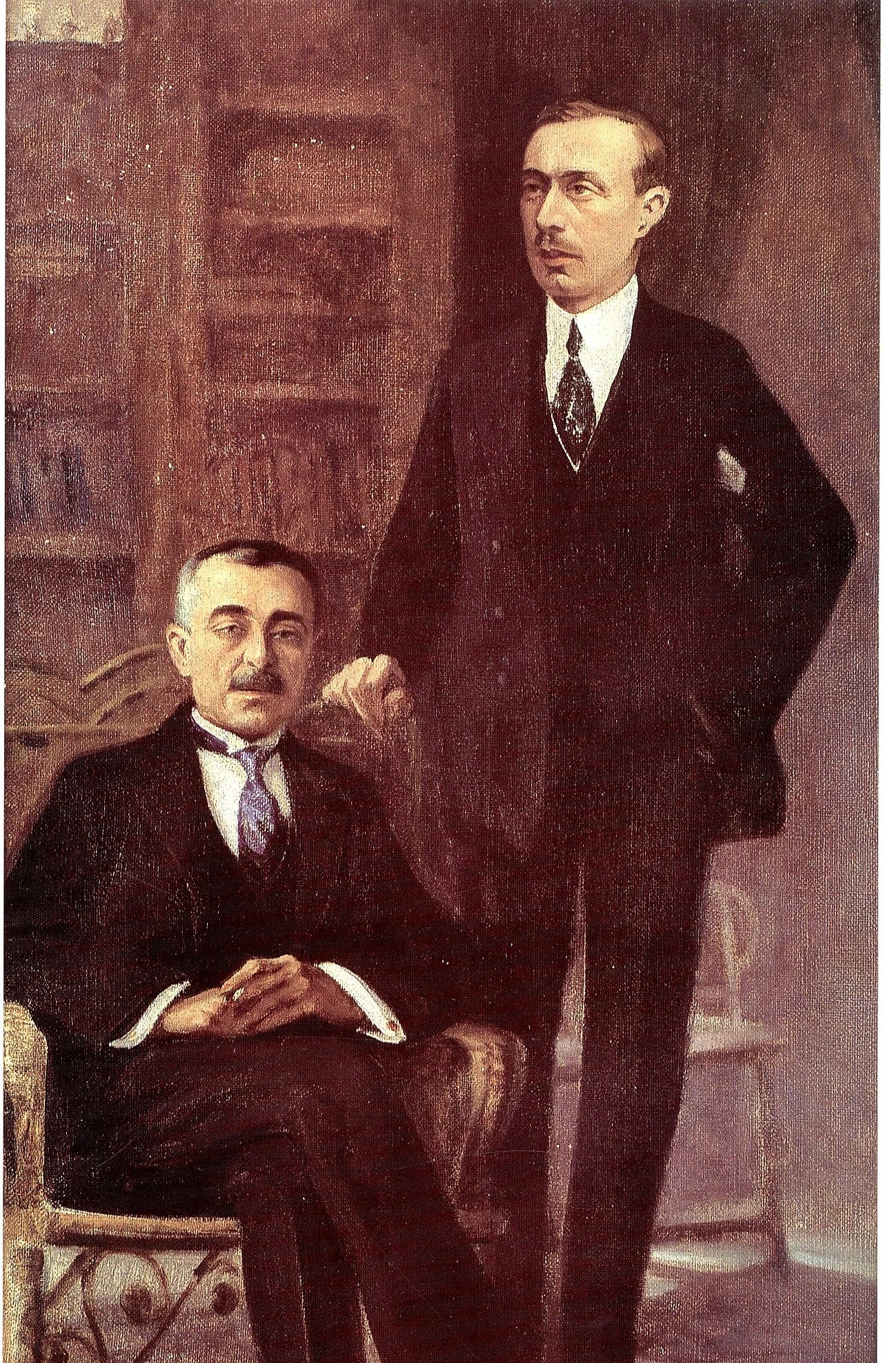 Portraits of Rachid and Ahmad Mukhtar Beyhum