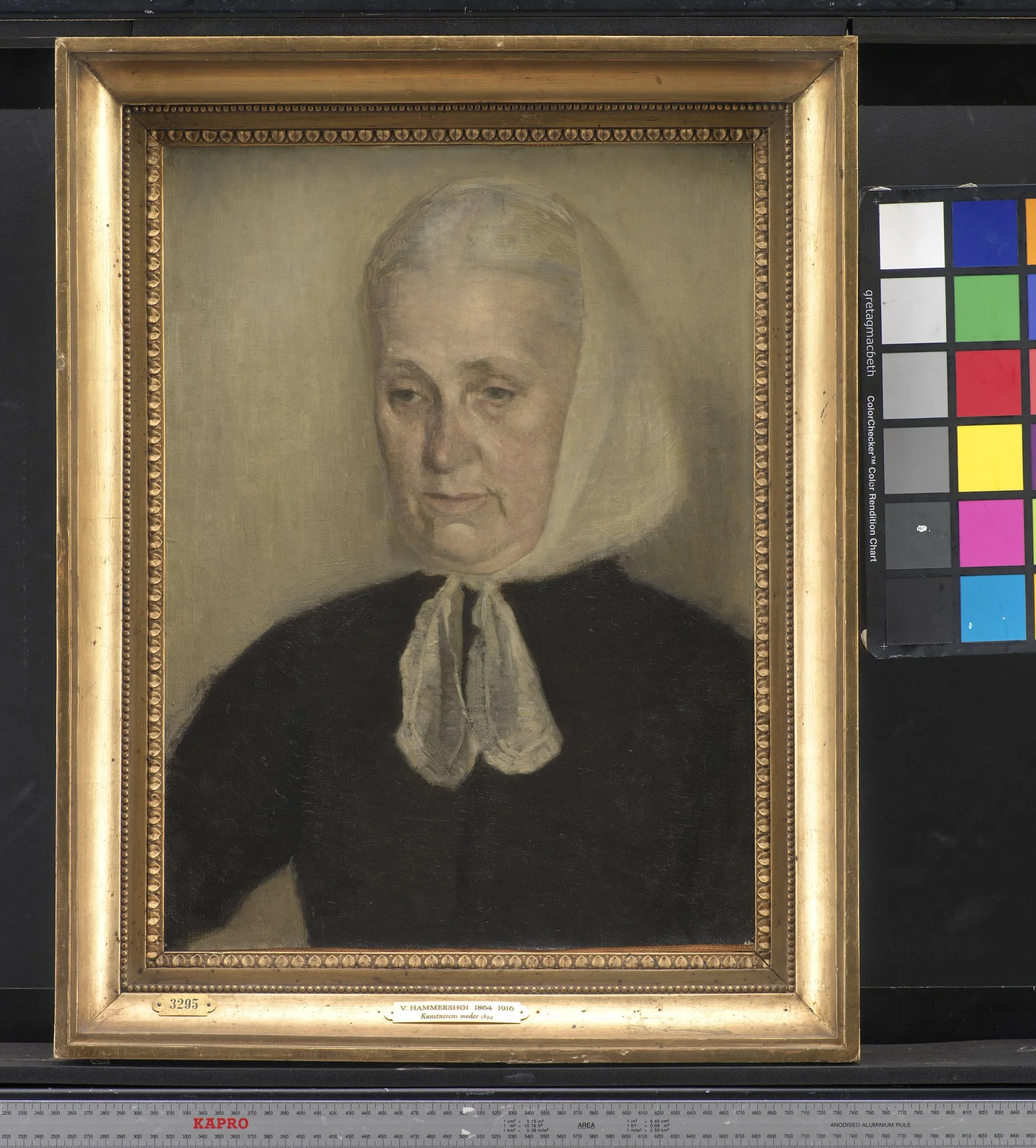Frederikke Amalie Hammershøi, f. Rentzmann, kunstnerens moder, by Unknown, 1894