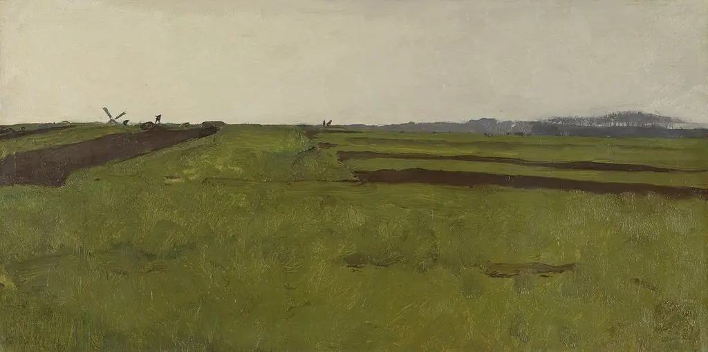Landscape with fields