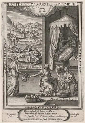 Les Festes du mois de Septembre (September: Birth of the Virgin)