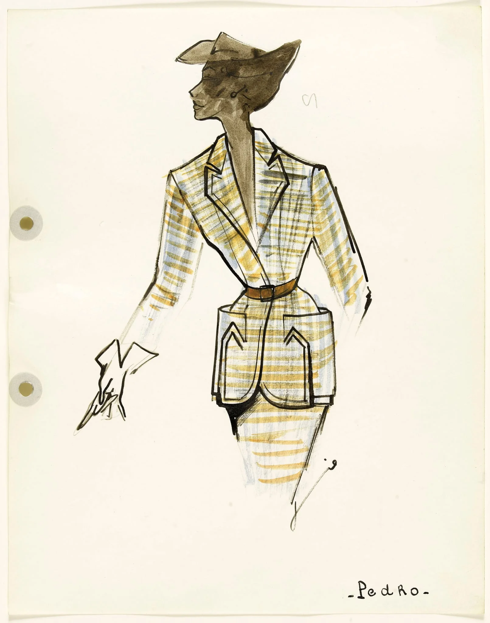 'Pedro', by Marie-Louise Carven, 1951