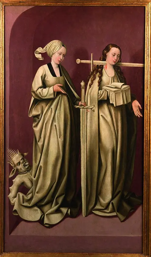 Saints Dymphna and Lucy