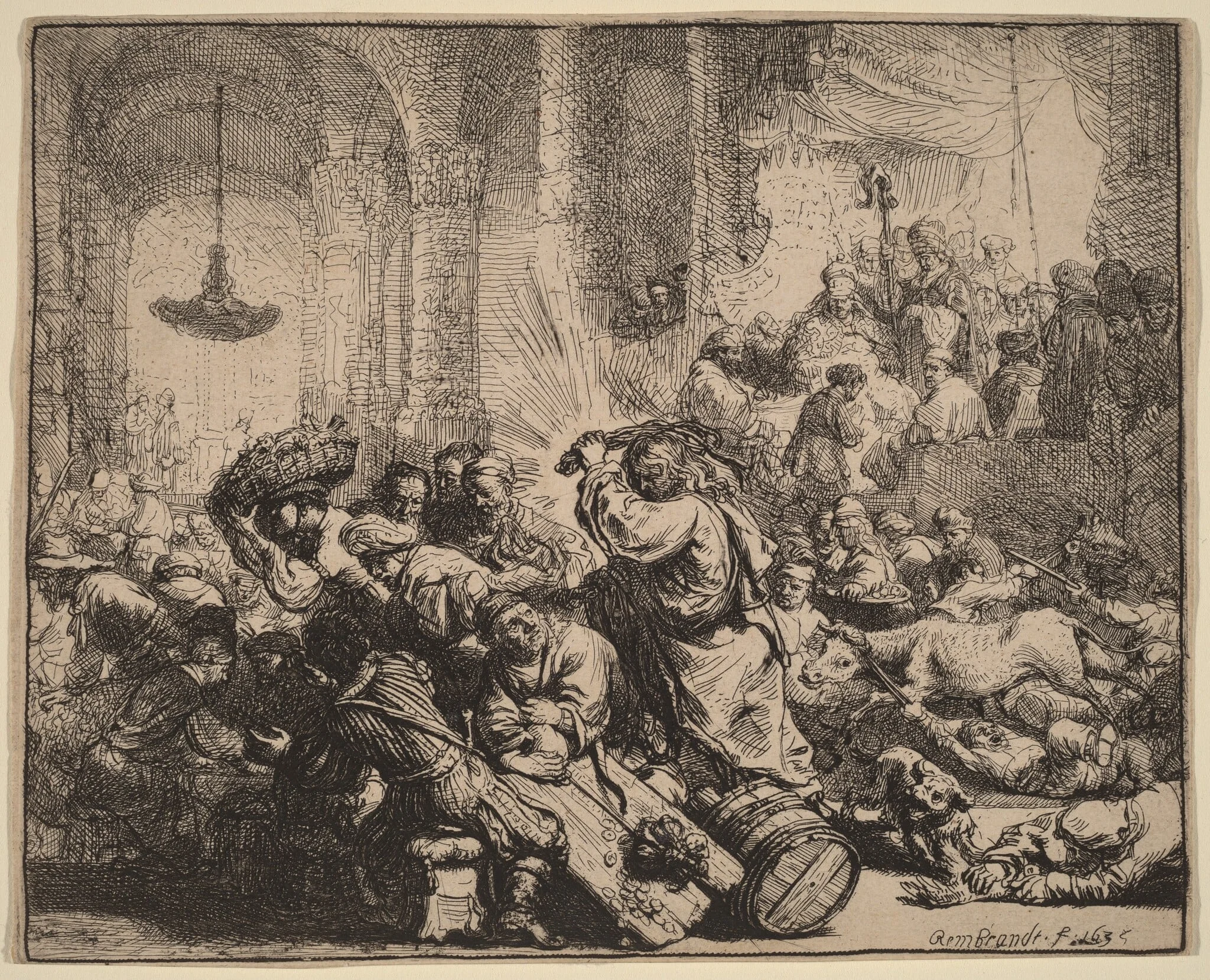 Christ Driving the Money Changers from the Temple