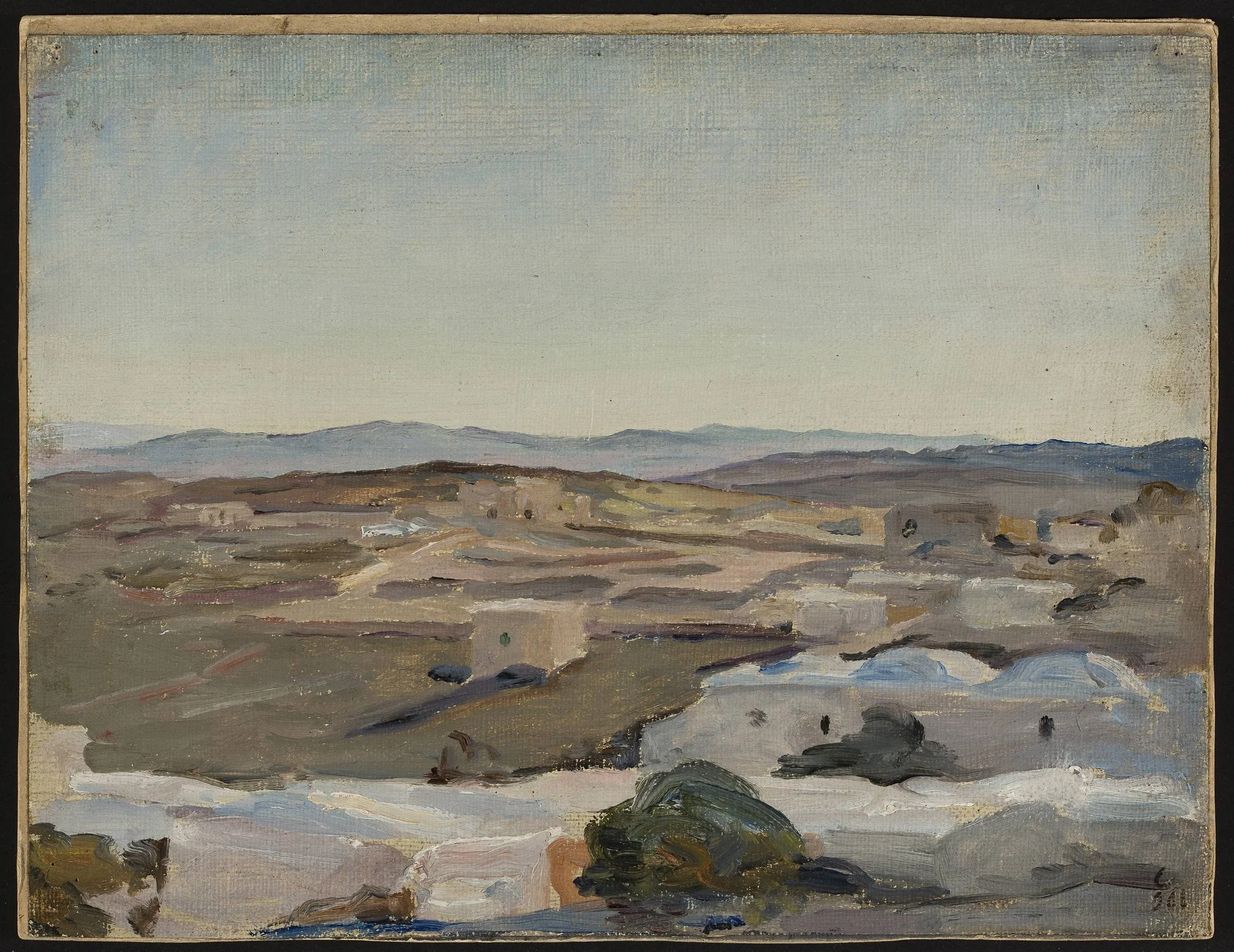 Ramallah near Jerusalem. From the journey to Palestine
