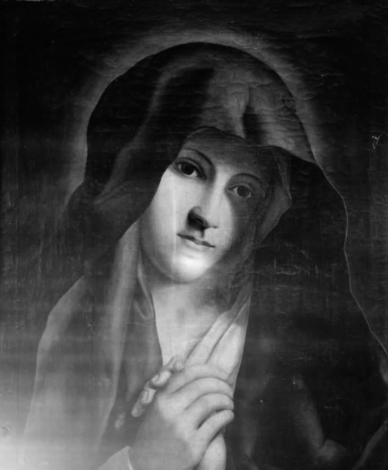 Mary Praying, by Unknown, 1654