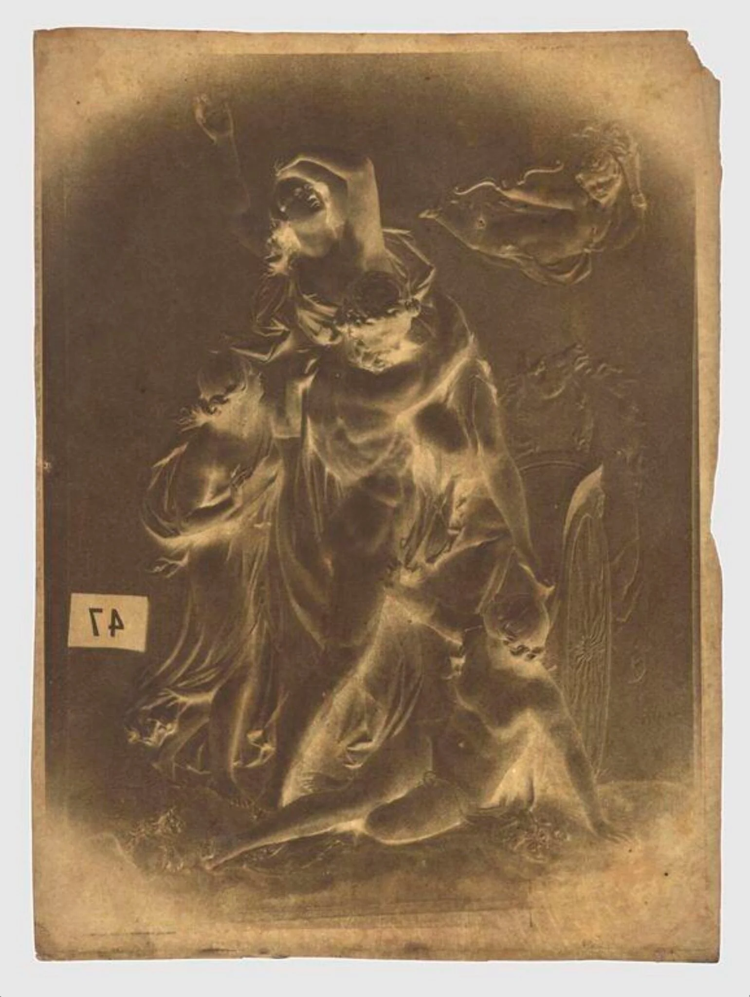 Stone Relief, Great Exhibition 1851, by Nicolaas Henneman, photographic, 1851