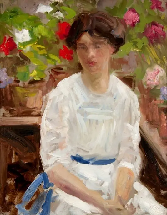 Lady in White