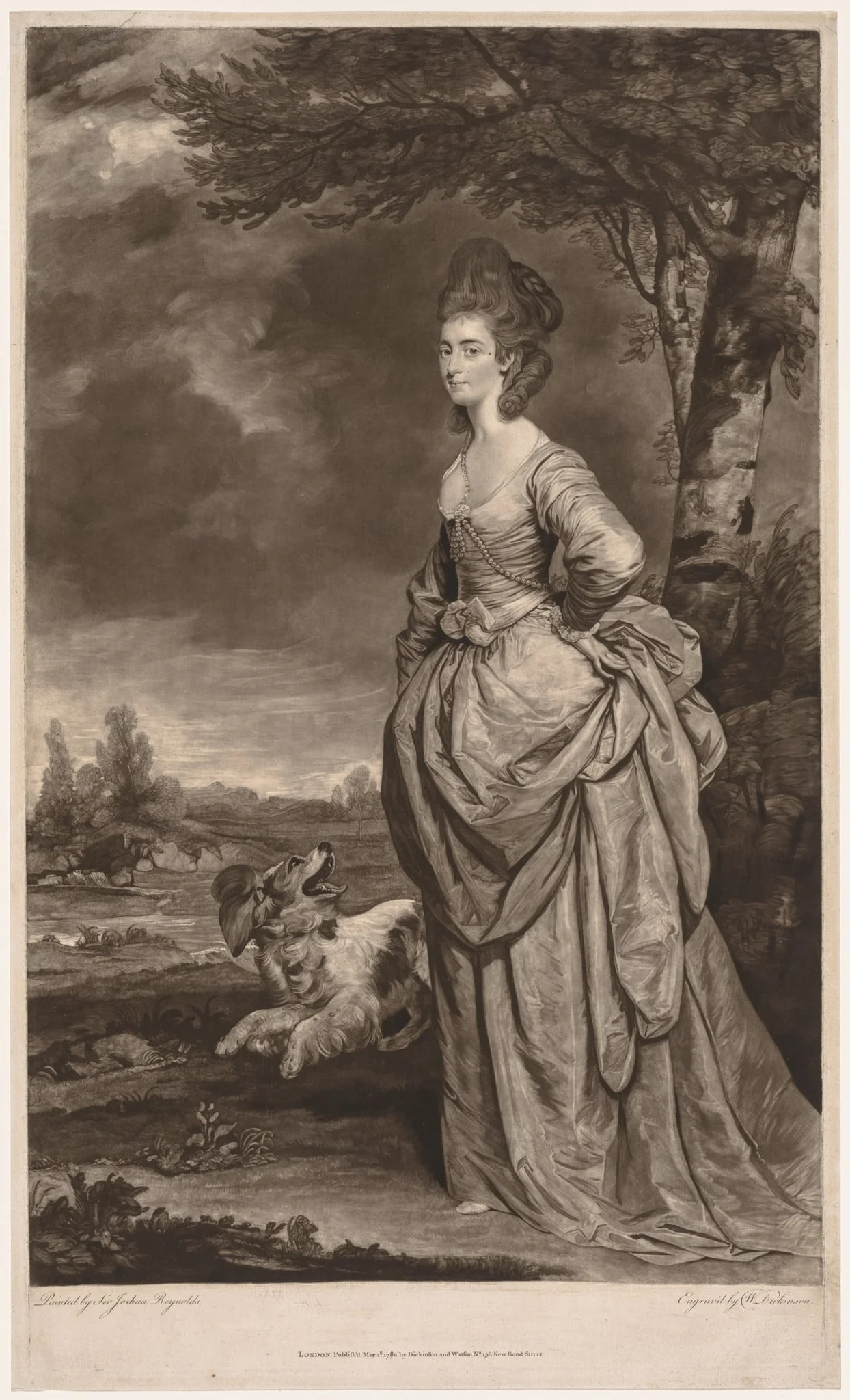 Mrs. Matthew Ellis, by William Dickinson, 1780