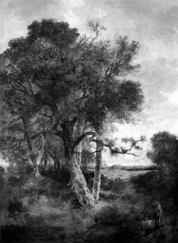 On the Skirts of the Forest, by John Crome, oil, 1804