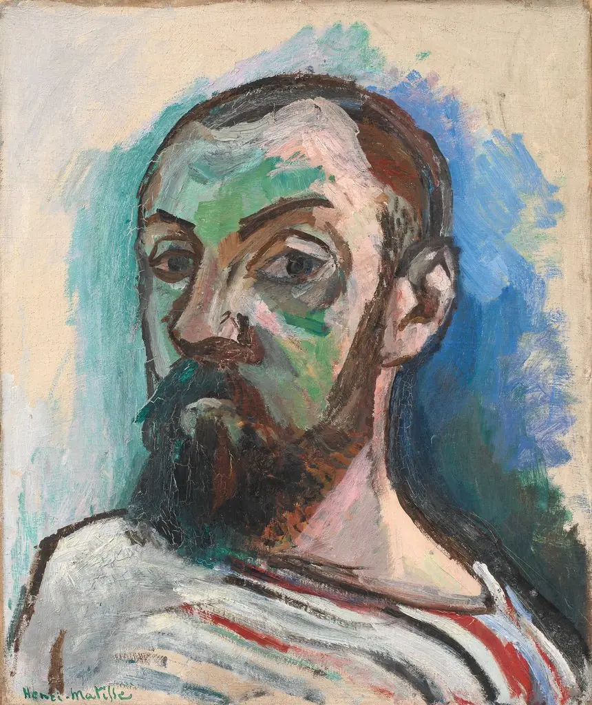 Self-Portrait in a Striped T-shirt