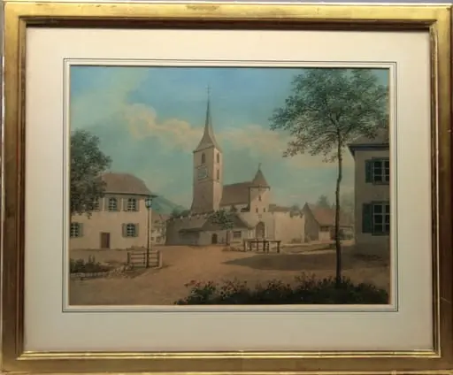 Johann Jakob Schneider - Malerei, Reformierte Kirche St. Arbogast