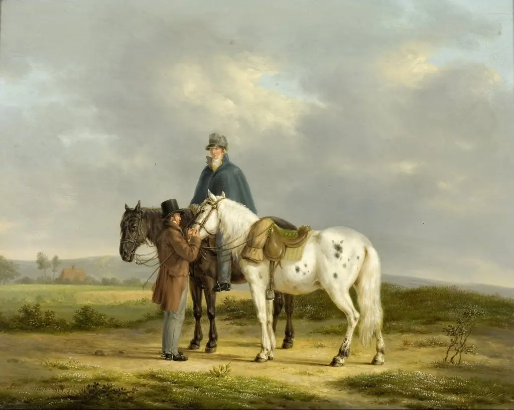 Two Riders in a Landscape