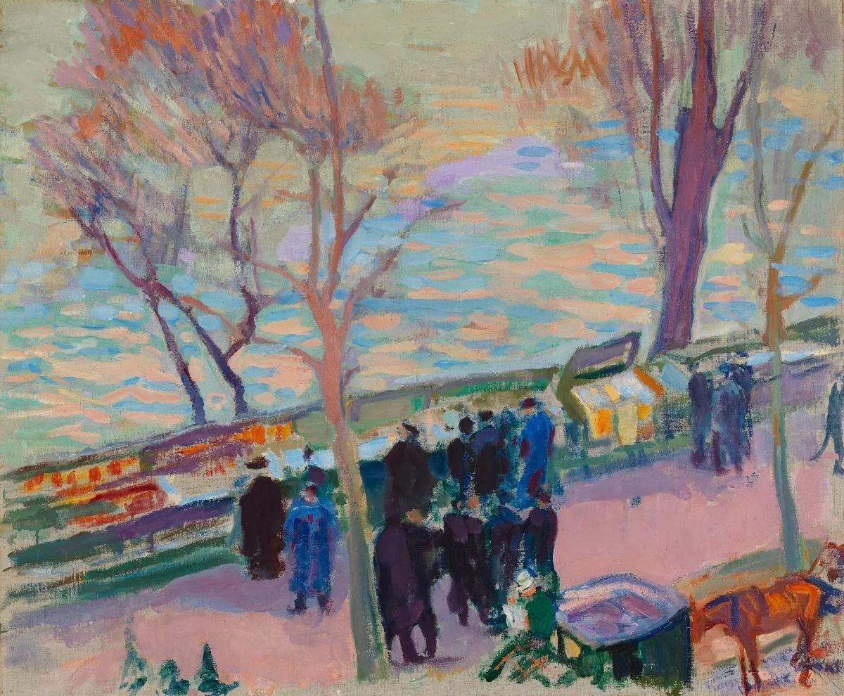 Seinen rantaa, by Magnus Enckell, unspecified