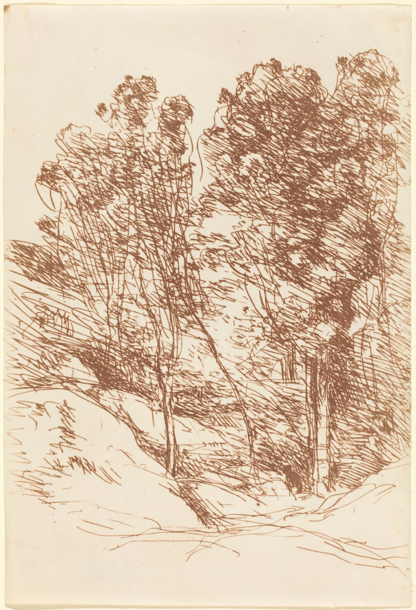 Souvenir of the Sole Valley (Souvenir de la Vallee de la Sole), by Jean Baptiste Camille Corot, 1871