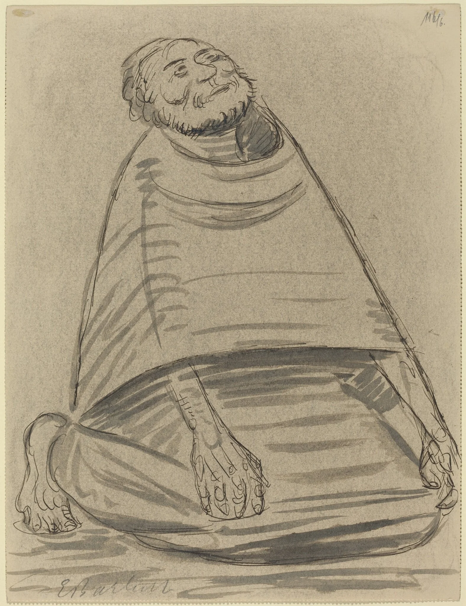 Man Kneeling