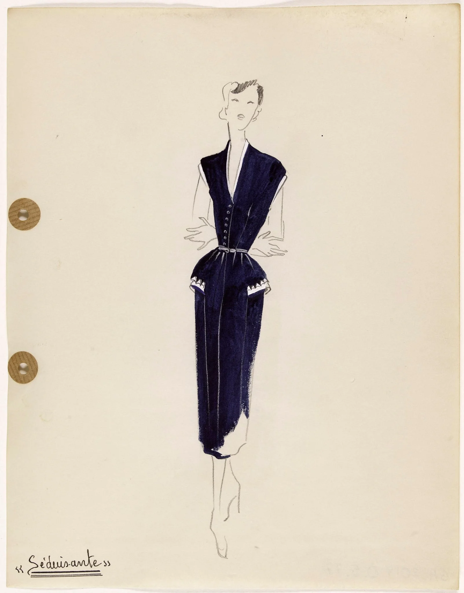 'Séduisante', by Carven, 1949
