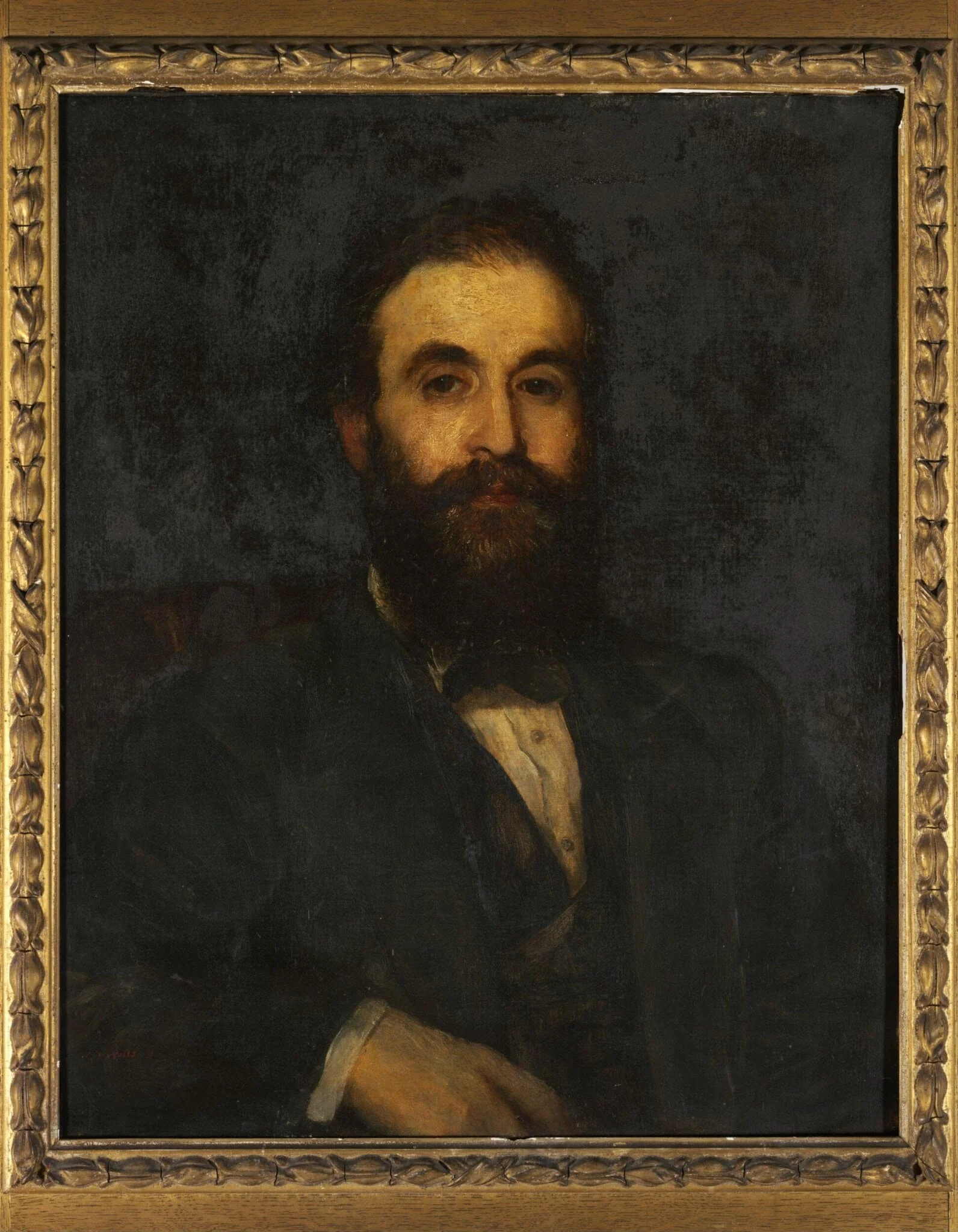 Portrait of George Eumorfopoulos, by George Frederick Watts, paint, 1900