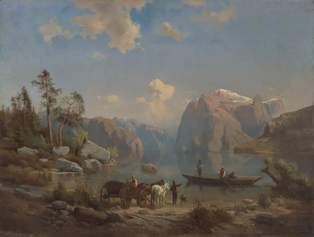 Mountain Landscape with a Lake