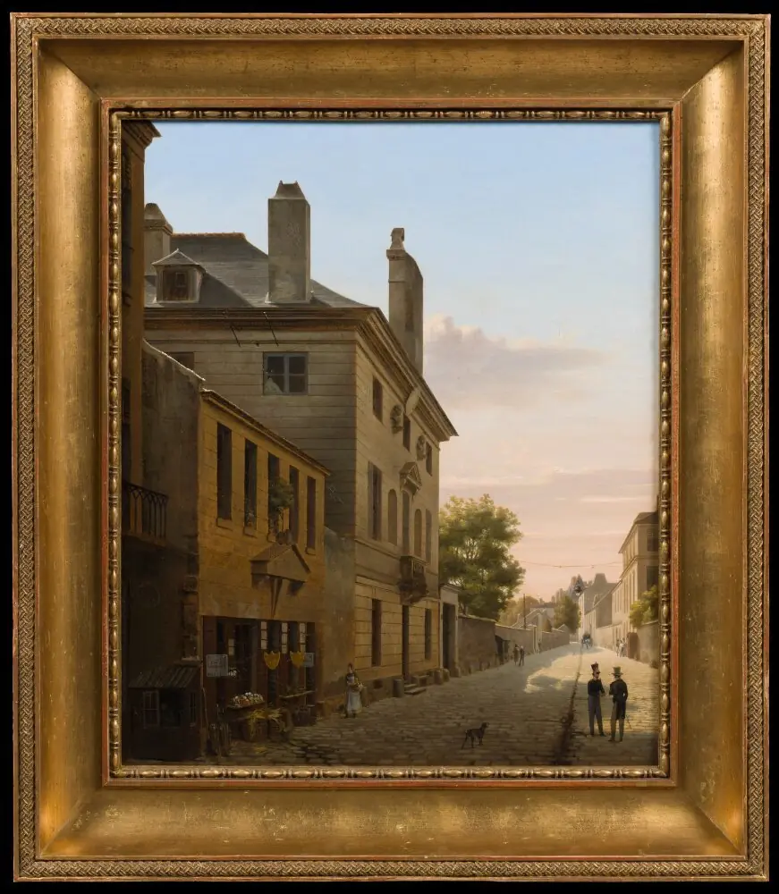 View of the Pavillon de Bellechasse on rue Saint-Dominique in Paris