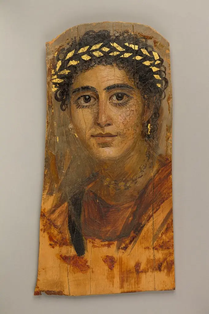 Portrait of a young woman in red