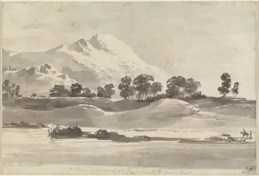 Mount Cairo from across the Melfa River