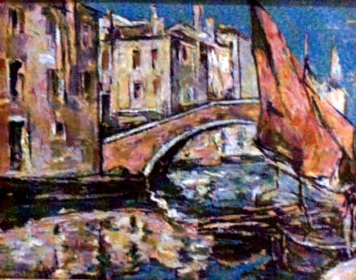 Canal la Veneția, by Gheorghe Petrașcu, unspecified, 1909