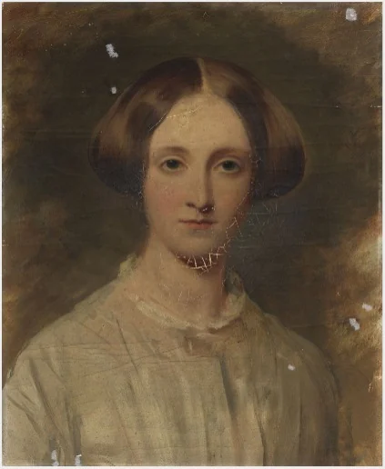 Portrait of a Young Lady, by Stephen Catterson Smith the younger, oil, 1890
