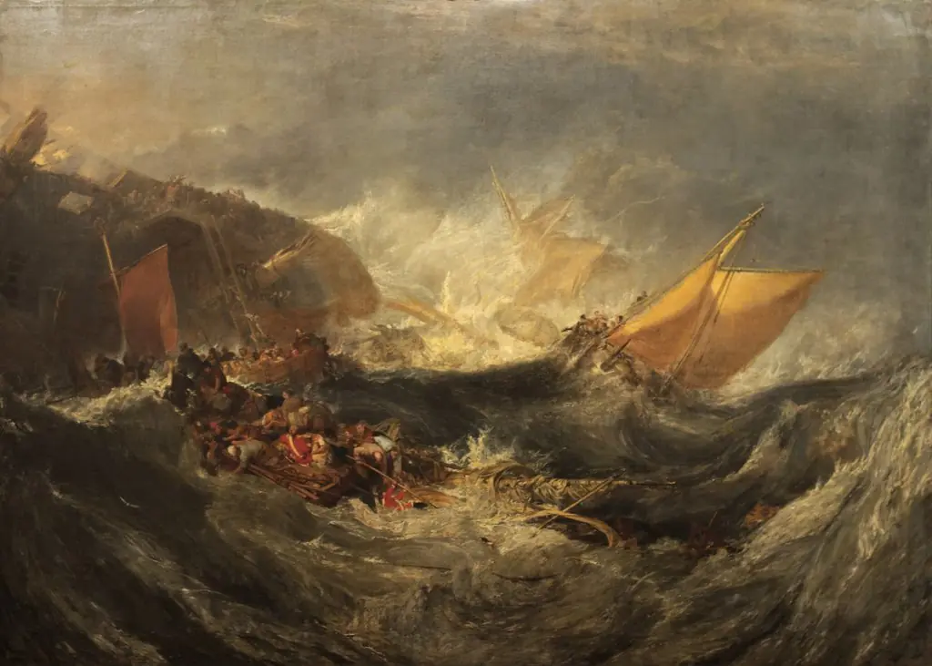 The Wreck of a Transport Ship