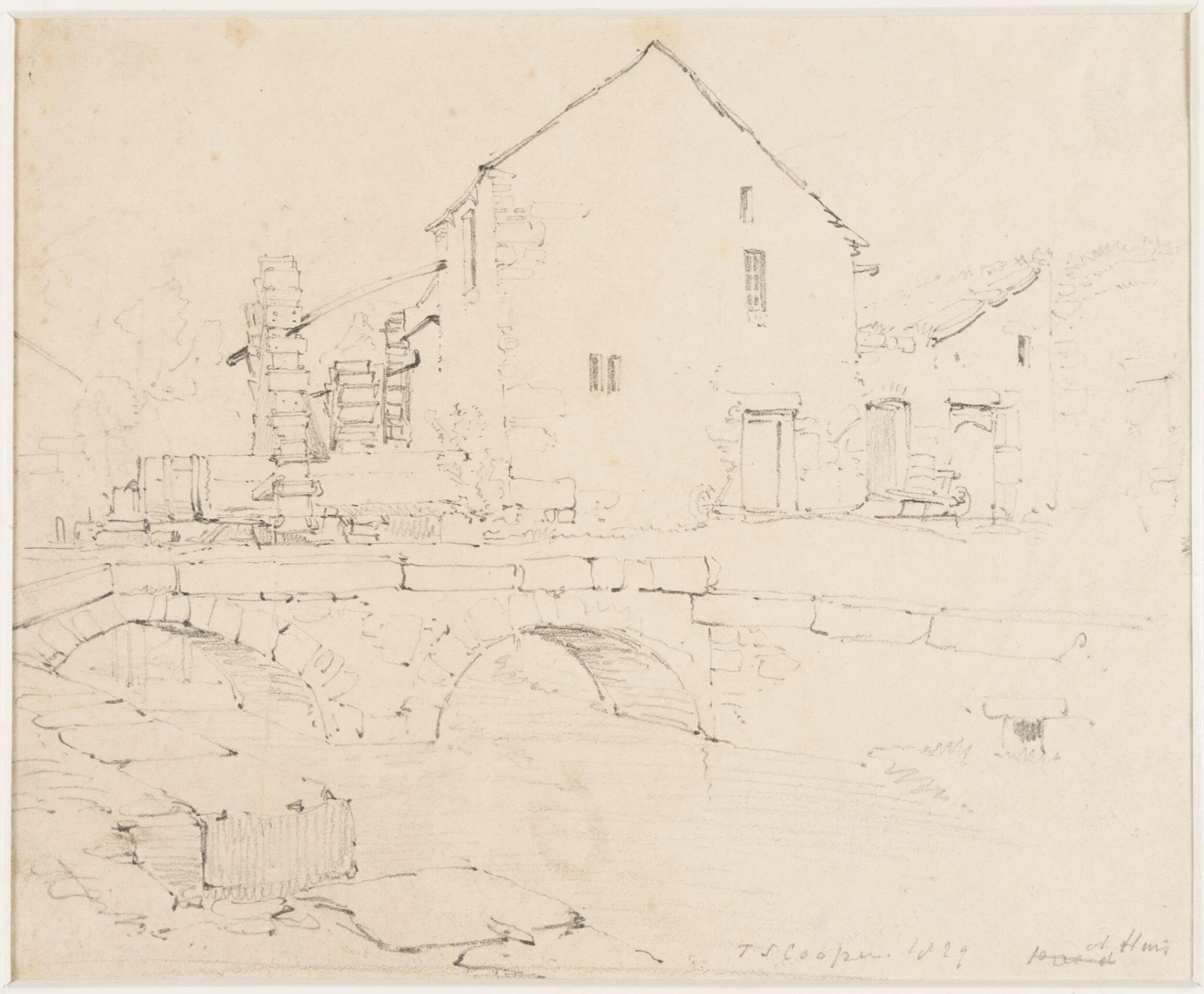 A water-mill, by Thomas Sidney Cooper, 1829