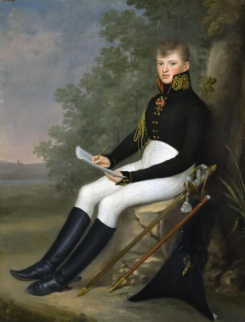 Portrait of the Military Cartographer F.F.Schubert