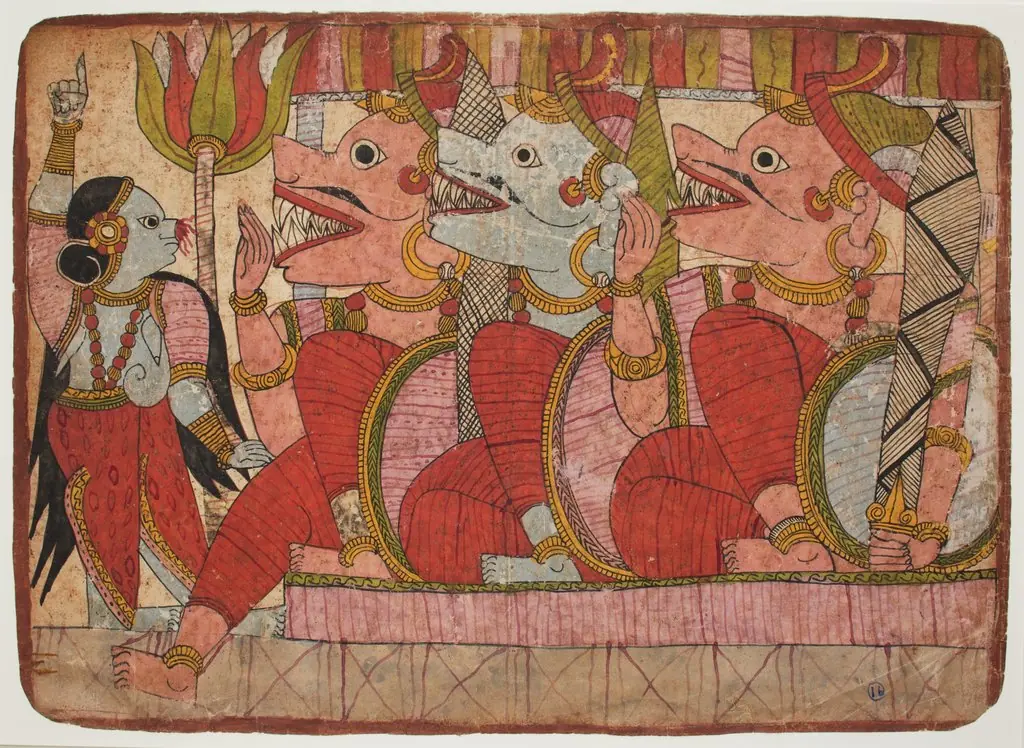 Scene from the Ramayana